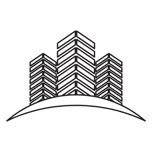 Icono de 3 edificios