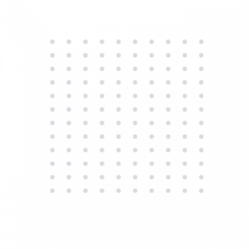 Icono de un cuadrado relleno con un patrón simétrico de puntos grises